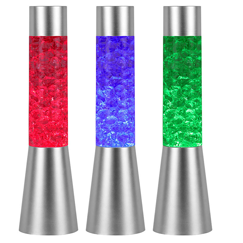 रंग बदलणारा लिक्विड ग्लिटर नाईट लाइट बर्फासारखा आकार