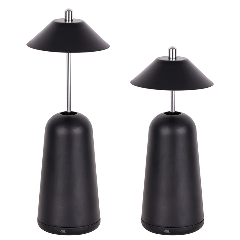 ॲडजस्ट हायट शेडसह आधुनिक एलईडी डेस्क दिवा